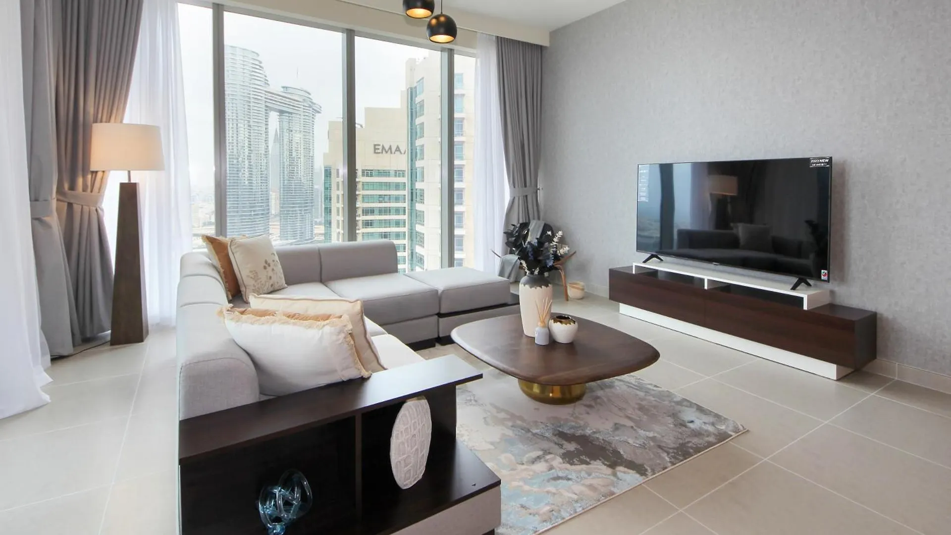 Downtown Luxury - Stunning 2Bhk With Sea View In Forte Towers, Downtown Dubai Apartamento
